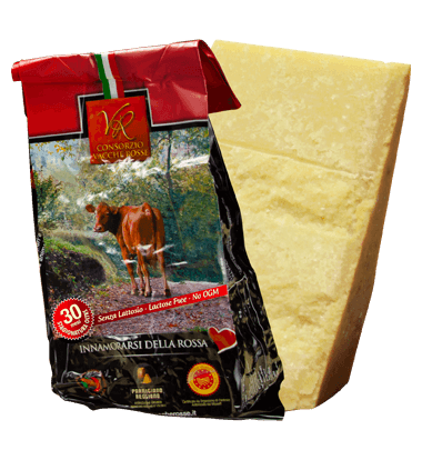 Parmigiano Reggiano Vacche Rosse 30 mesi - 0,5Kg