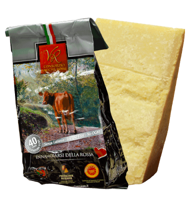 Parmigiano Reggiano Vacche Rosse 40 mesi - 1Kg